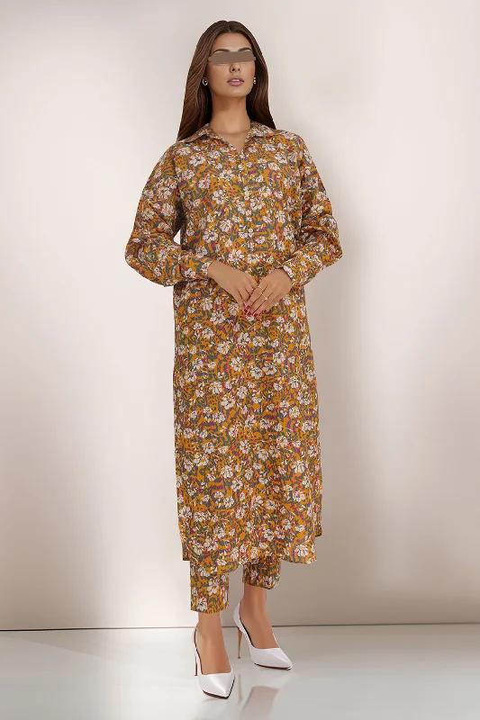 Printed Lawn Stitched/Unstitched 2 Piece (Shirt/Trouser)