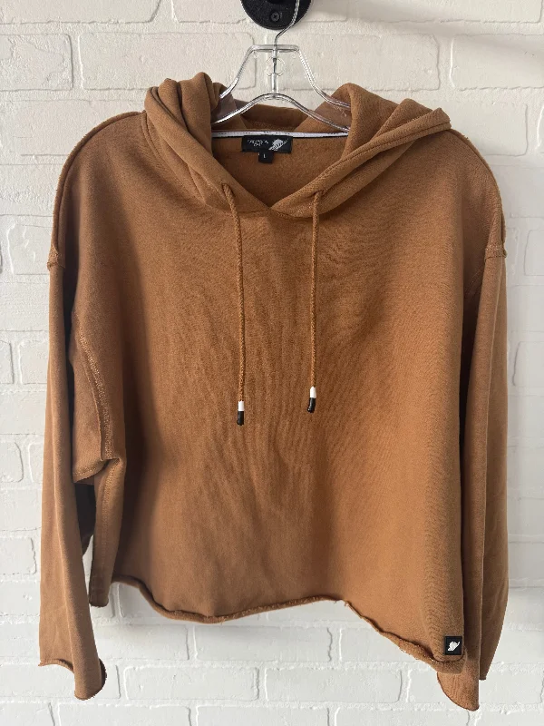 Sweatshirt Hoodie By Fundamental Coast In Brown, Size: L