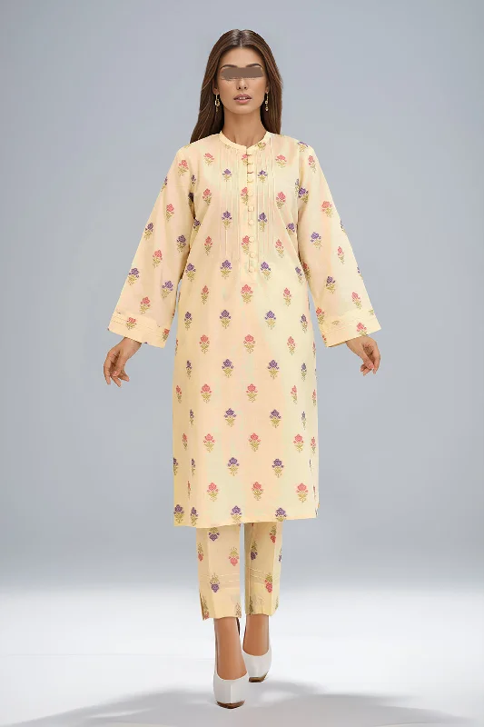 SAYA's Printed Cotton Jacquard Stitched For Mom And Daughter