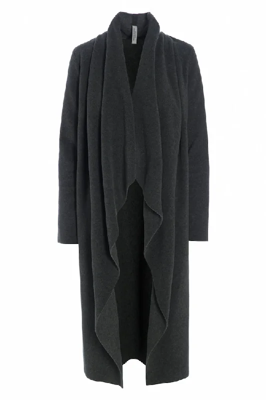 LONG CARDIGAN W/ WATERFALL - 7131 - FORREST