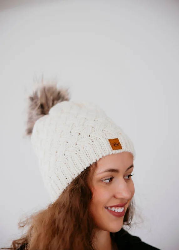 Snowball Pom Beanie