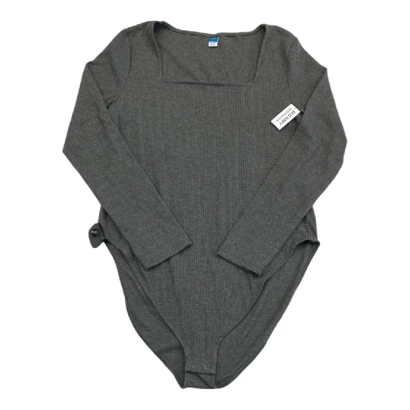 Bodysuit By Old Navy In Grey, Size: Xxl