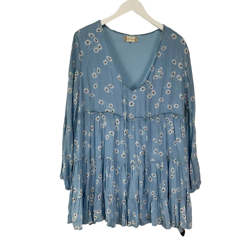 Dress Casual Short By Altard State In Blue, Size: L