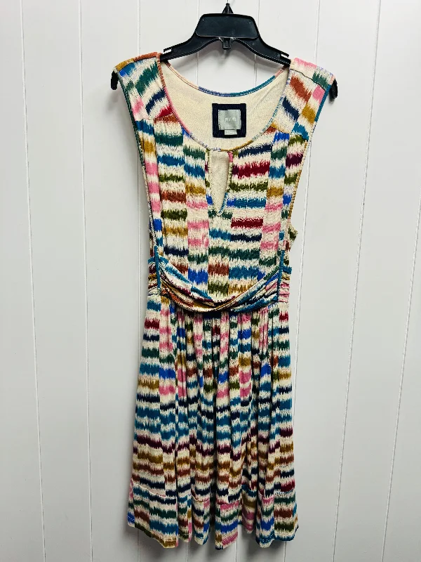 Dress Casual Short By Maeve In Blue & Pink, Size: S