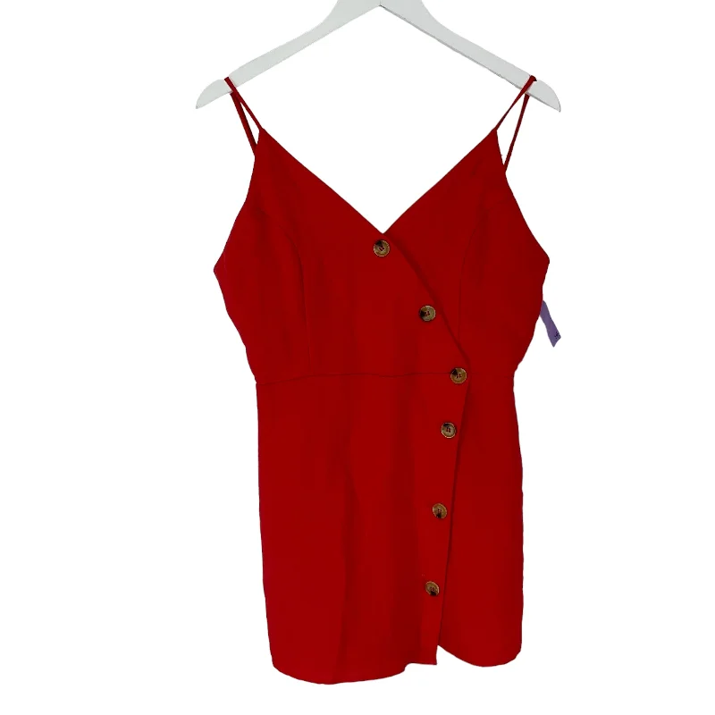 Romper By Vestique In Red, Size: L