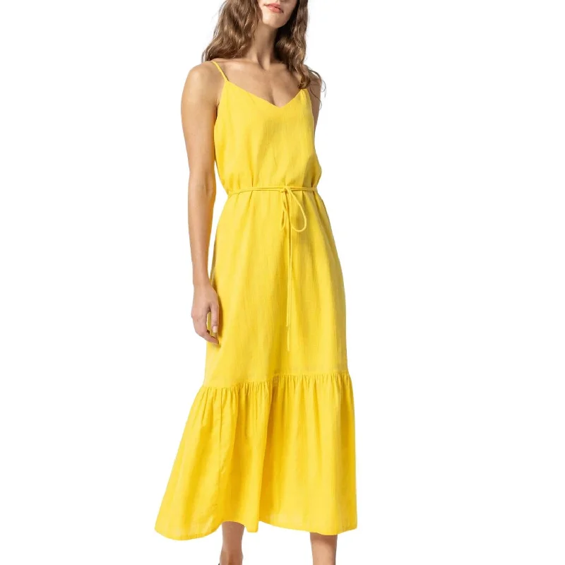 Cami Maxi Dress In Saffron