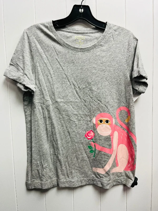 Grey Top Short Sleeve Kate Spade, Size S