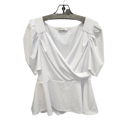 White Top Short Sleeve Grace Karin, Size Xl