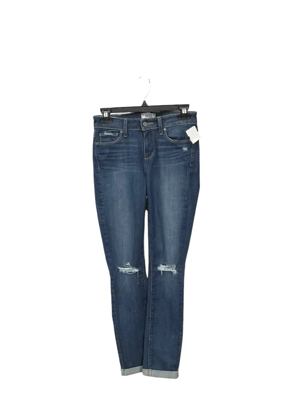 Jeans Skinny By Paige In Blue Denim, Size: 4