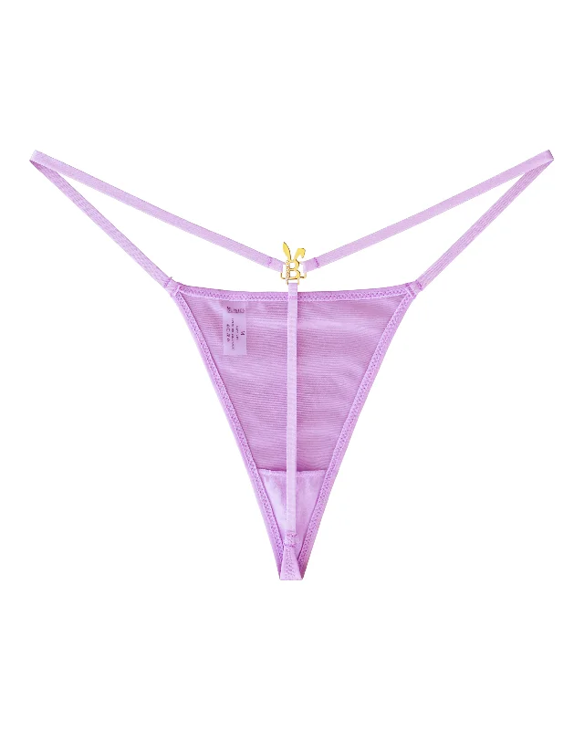 BUNNY G-STRING THONG IN ICY PINK