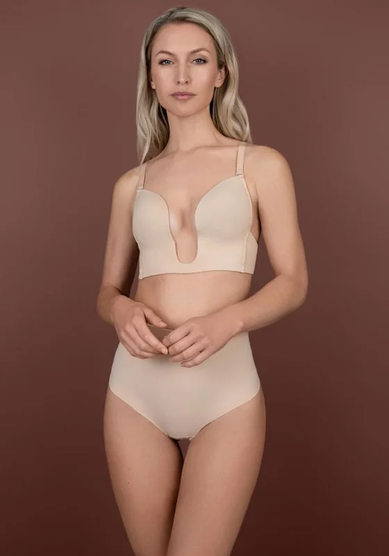 Bye Bra Ultra Plunge Bra, Beige