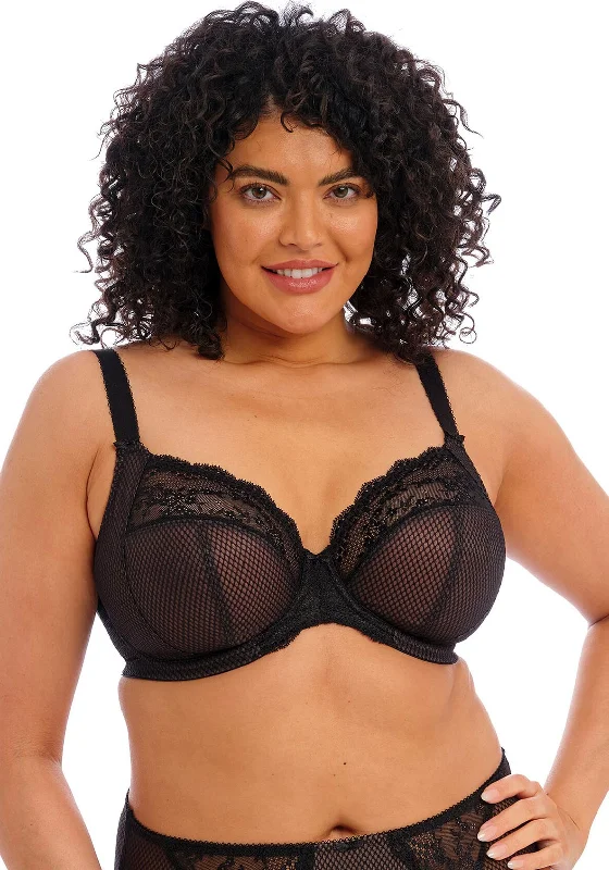 Elomi Charley Stretch Plunge Bra, Black