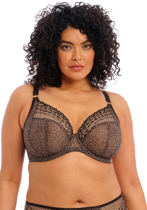 Elomi Matilda Plunge Bra, Leopard Print