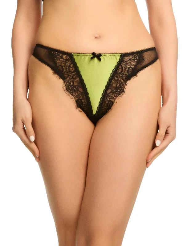 Glamcatcher G-String - Black/Olivine