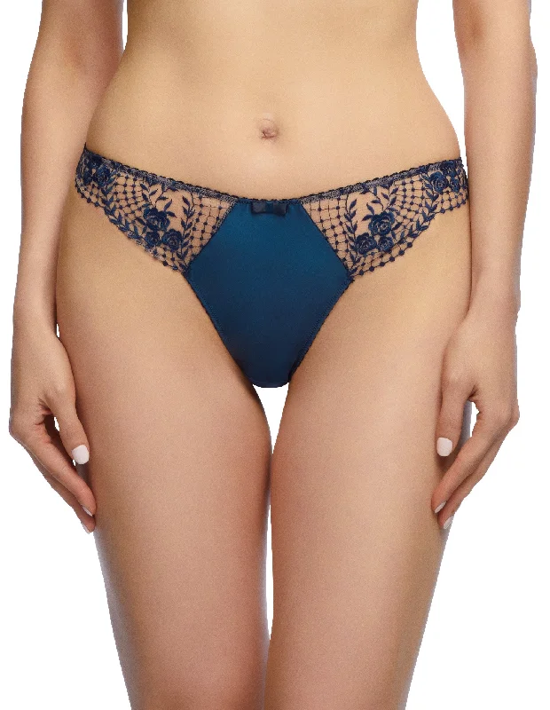 Julies Roses G-string - Navy