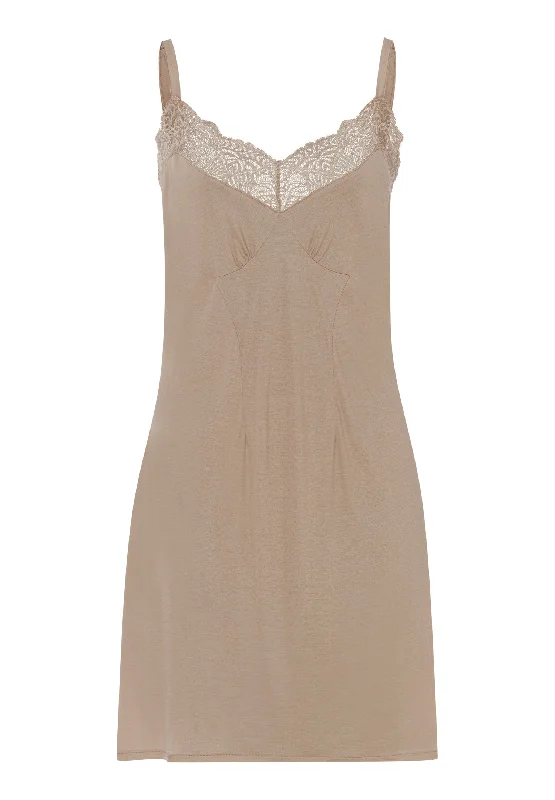 Josephine Soft TENCEL™ Chemise | Deep Taupe 74936-2828