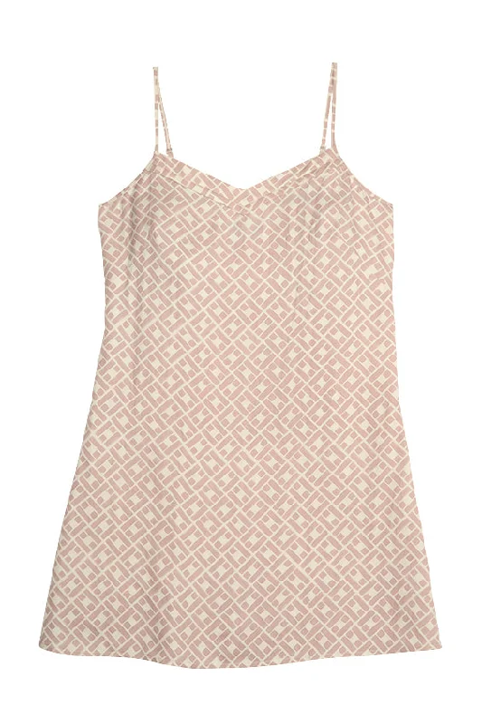 Mulberry Silk Nightdress - Leh Blush