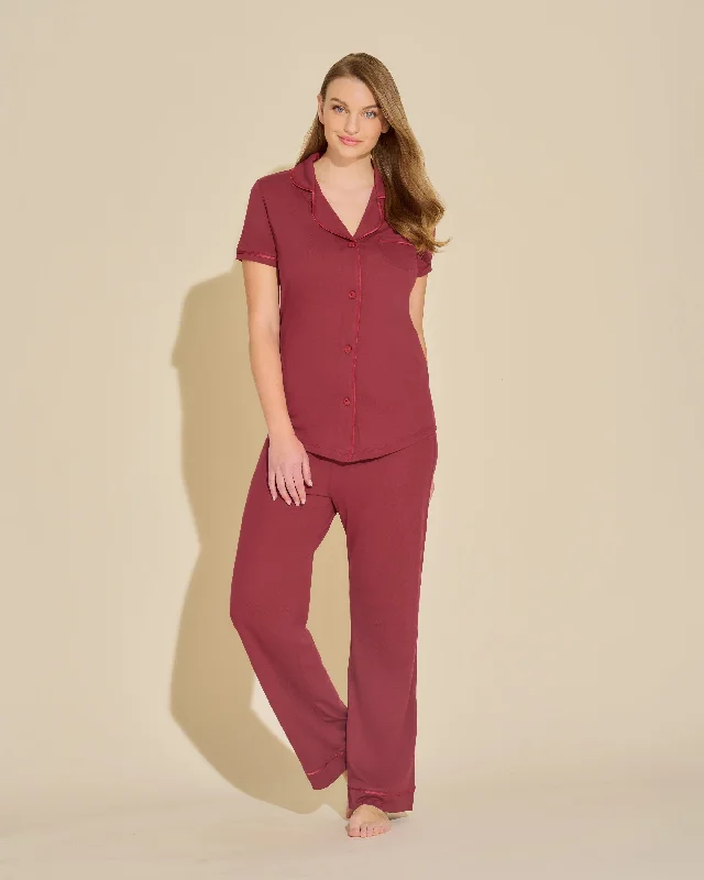 Short Sleeve Top & Pant Pajama Set