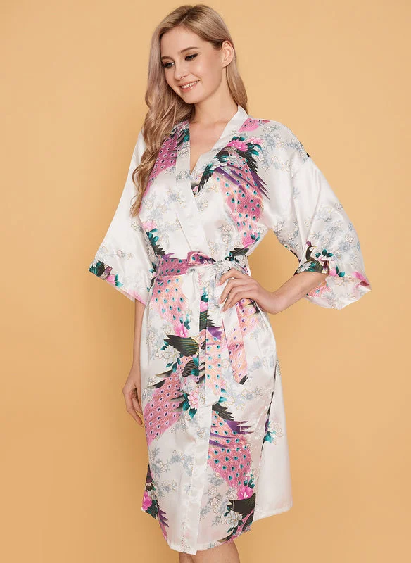 Non-personalized Floral Soft & Silky Bridesmaid Robes [MR0003]